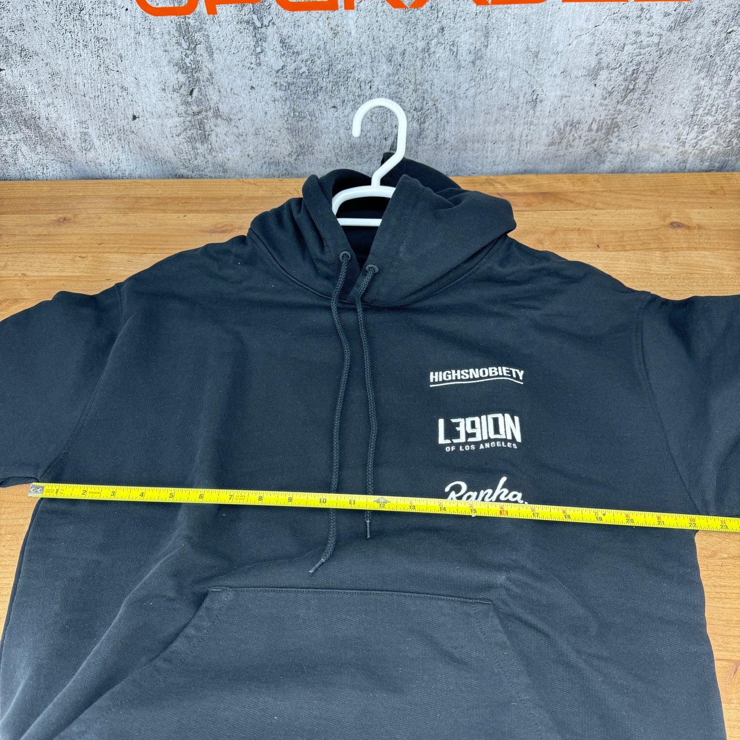 New! Highsnobiety Rapha x L39ION of LA HS Sports Hoodie Med Hooded Sweatshirt
