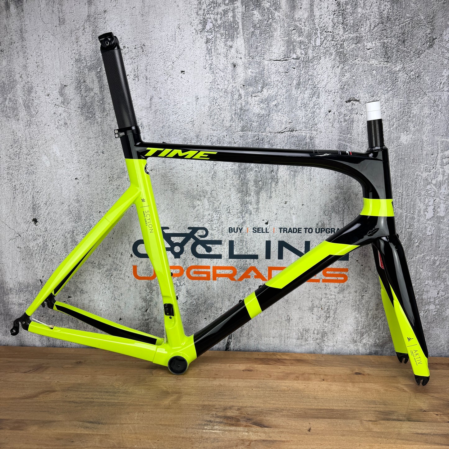 New! 2020 Time Scylon AKTIV XL (58cm TT) Carbon Rim Brake Frameset 700c 2068g