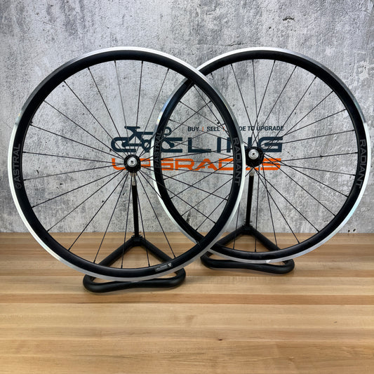 New! Astral Radiant Alloy Tubeless Wheelset 700c Rim Brake White Industires T11