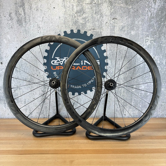 Low Mile! Chris King ARD 44 R45D Hubs Centerlock Carbon Bike Wheelset 700c 1550g