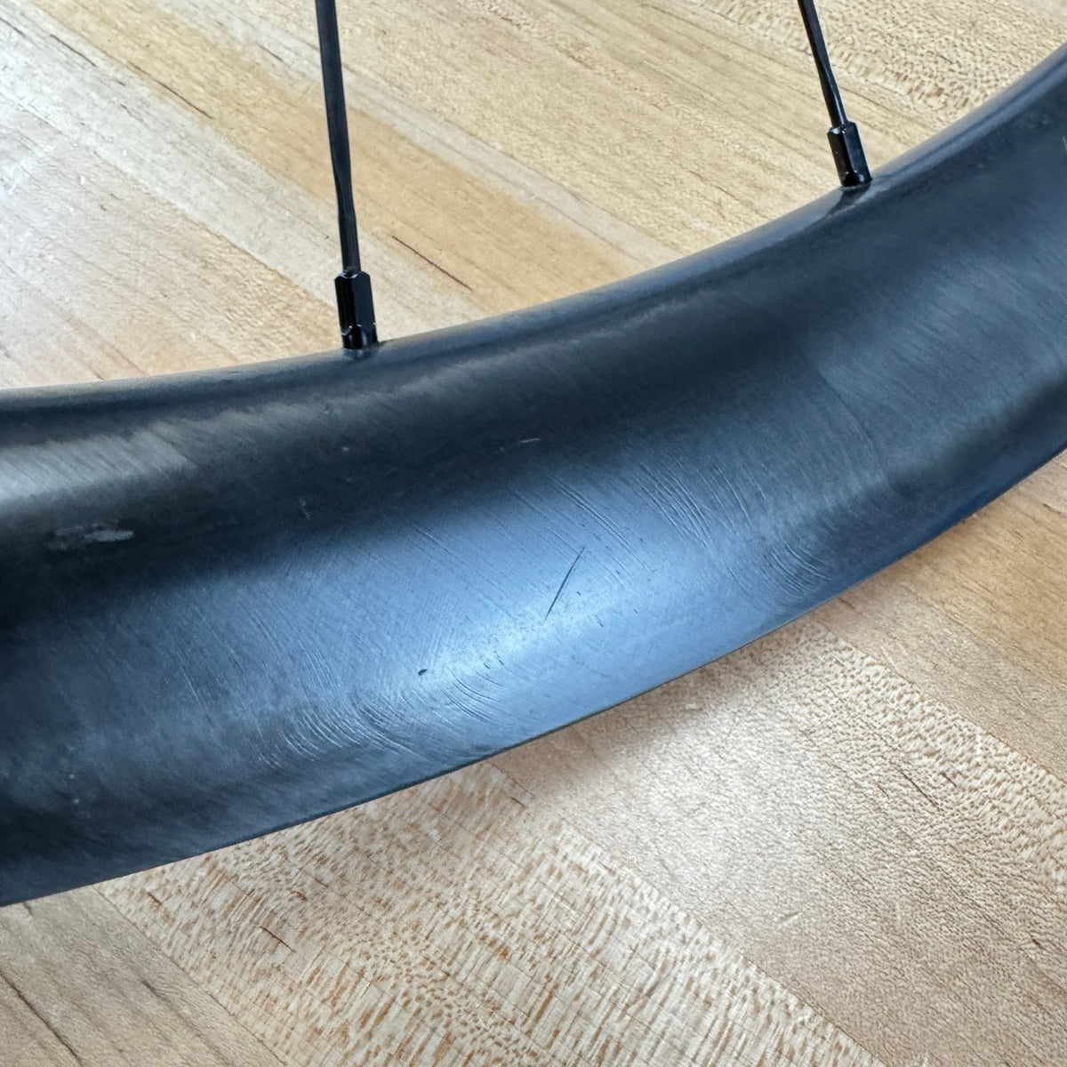 Low Mile! Chris King ARD 44 R45D Hubs Centerlock Carbon Bike Wheelset 700c 1550g
