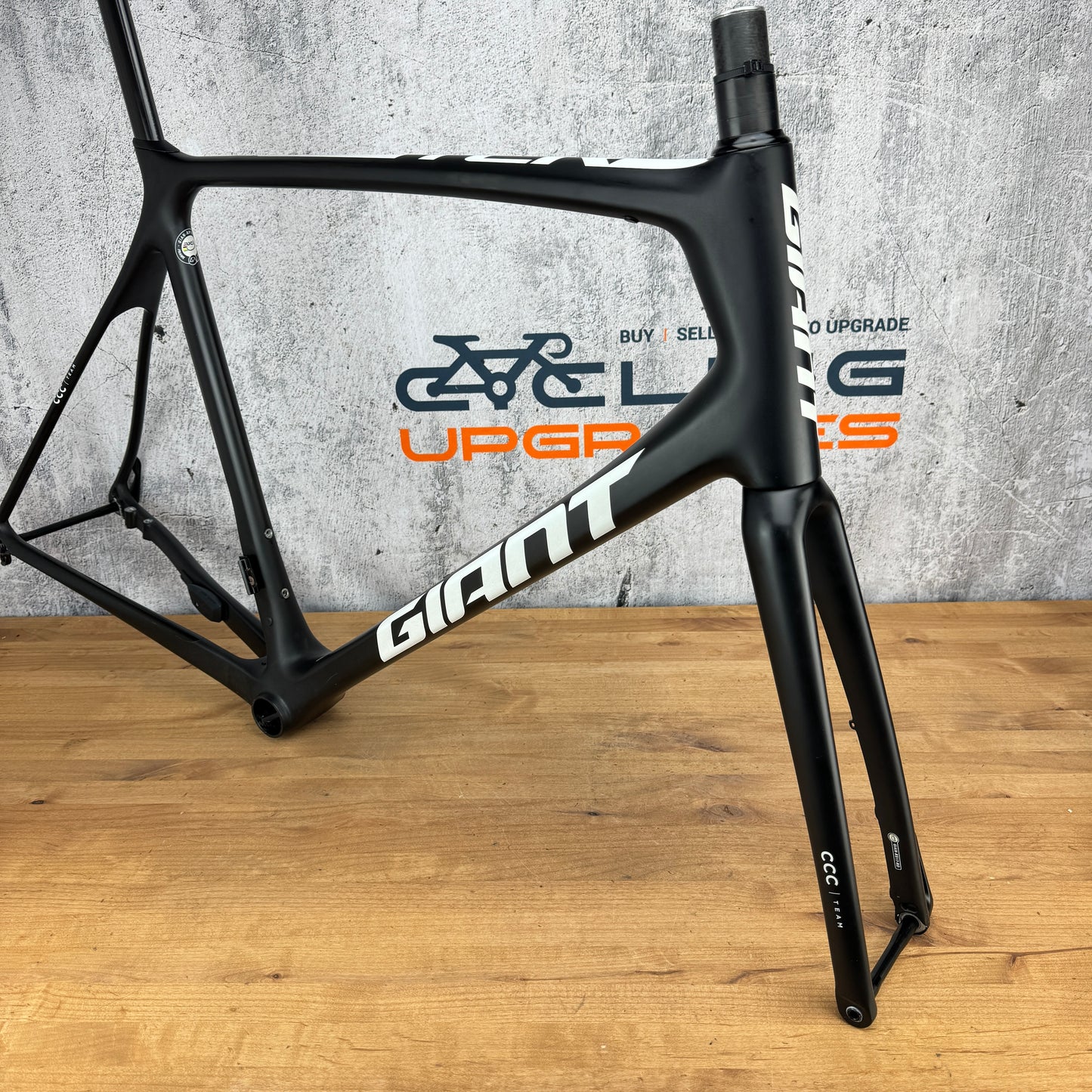 2021 Giant TCR Advanced Pro 1 XL (60cm TT) Carbon Disc Frameset 700c 2025g