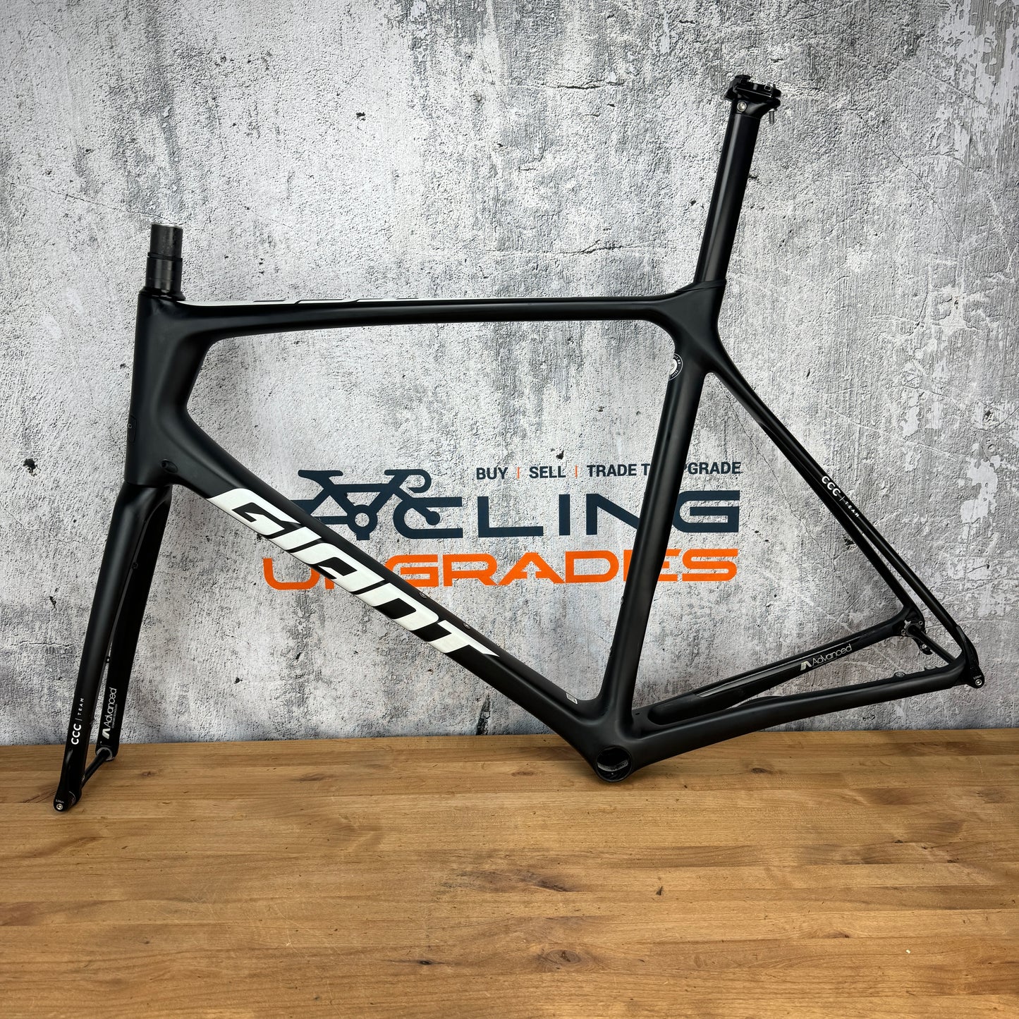 2021 Giant TCR Advanced Pro 1 XL (60cm TT) Carbon Disc Frameset 700c 2025g