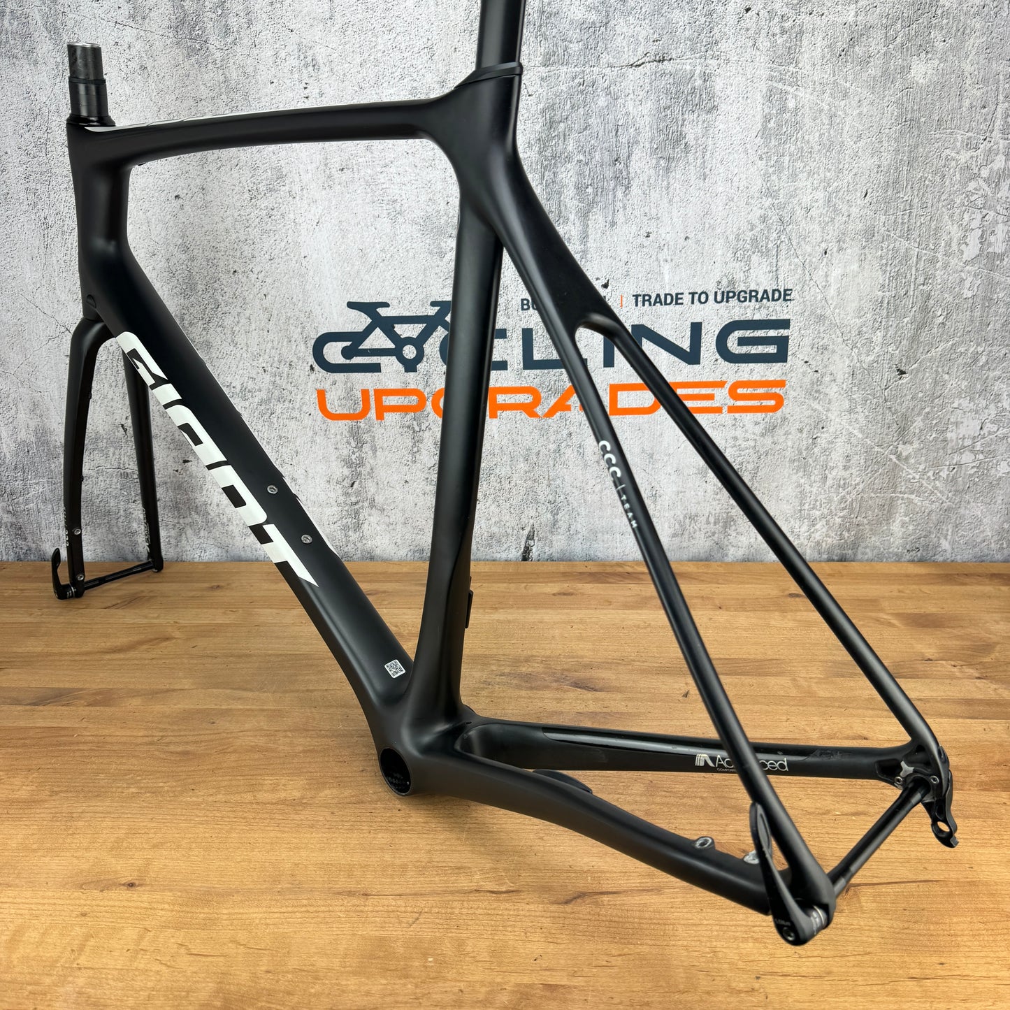 2021 Giant TCR Advanced Pro 1 XL (60cm TT) Carbon Disc Frameset 700c 2025g