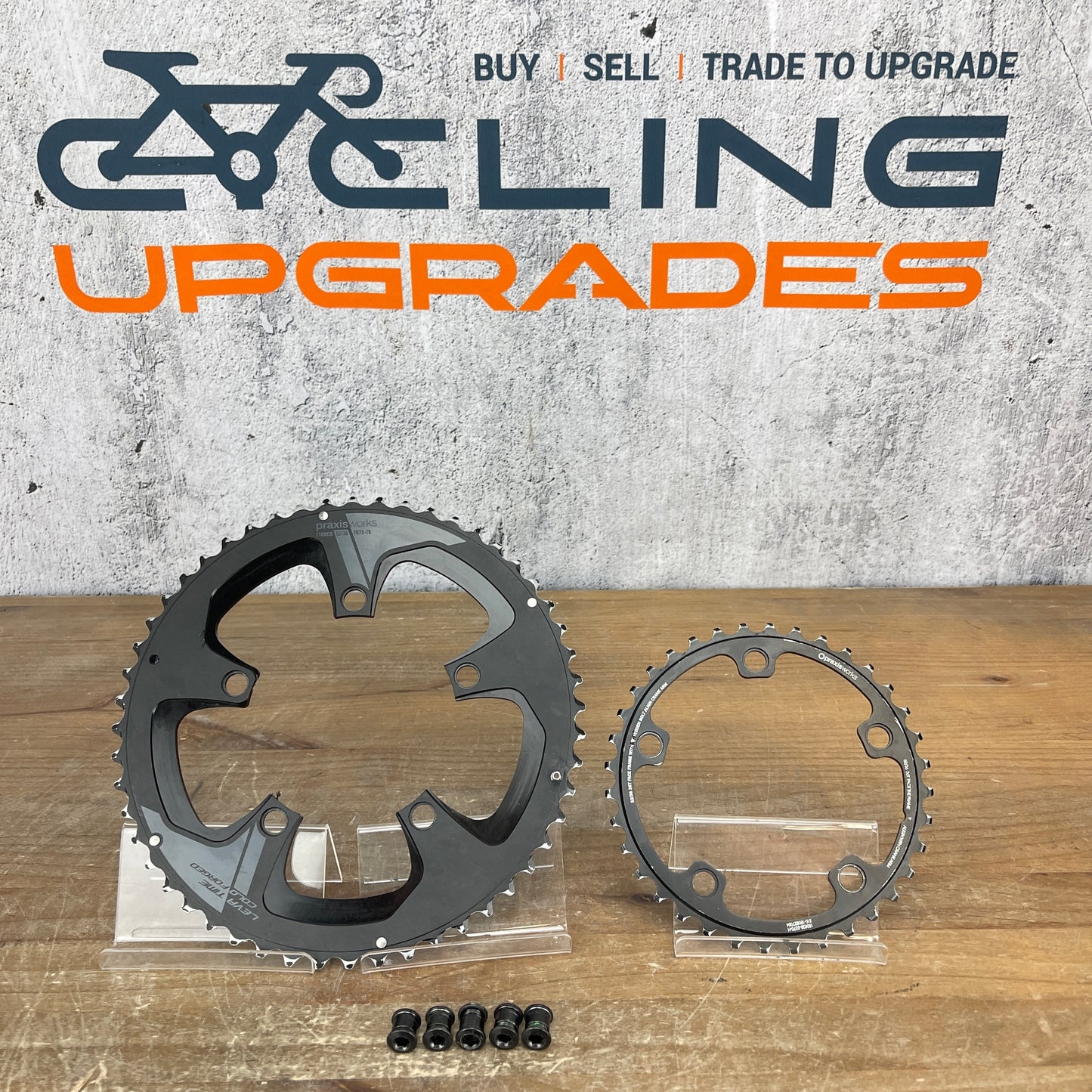 PraxisWorks Buzz Cold Forged 52/36t 110 BCD Road Bike Chainrings 175g