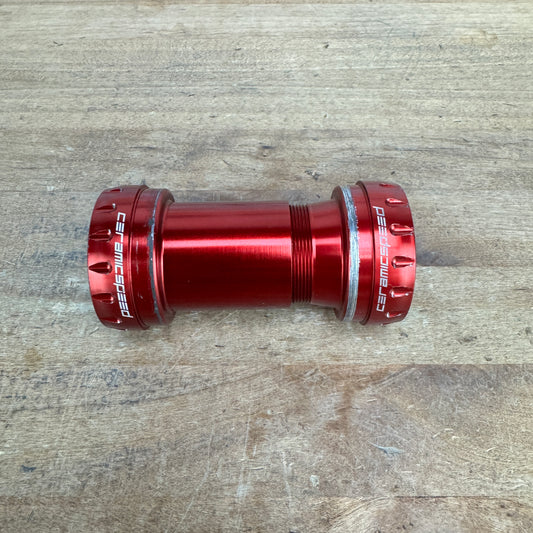 Low Mile! Ceramicspeed BB30 for Shimano 24mm Red Bottom Bracket 106g