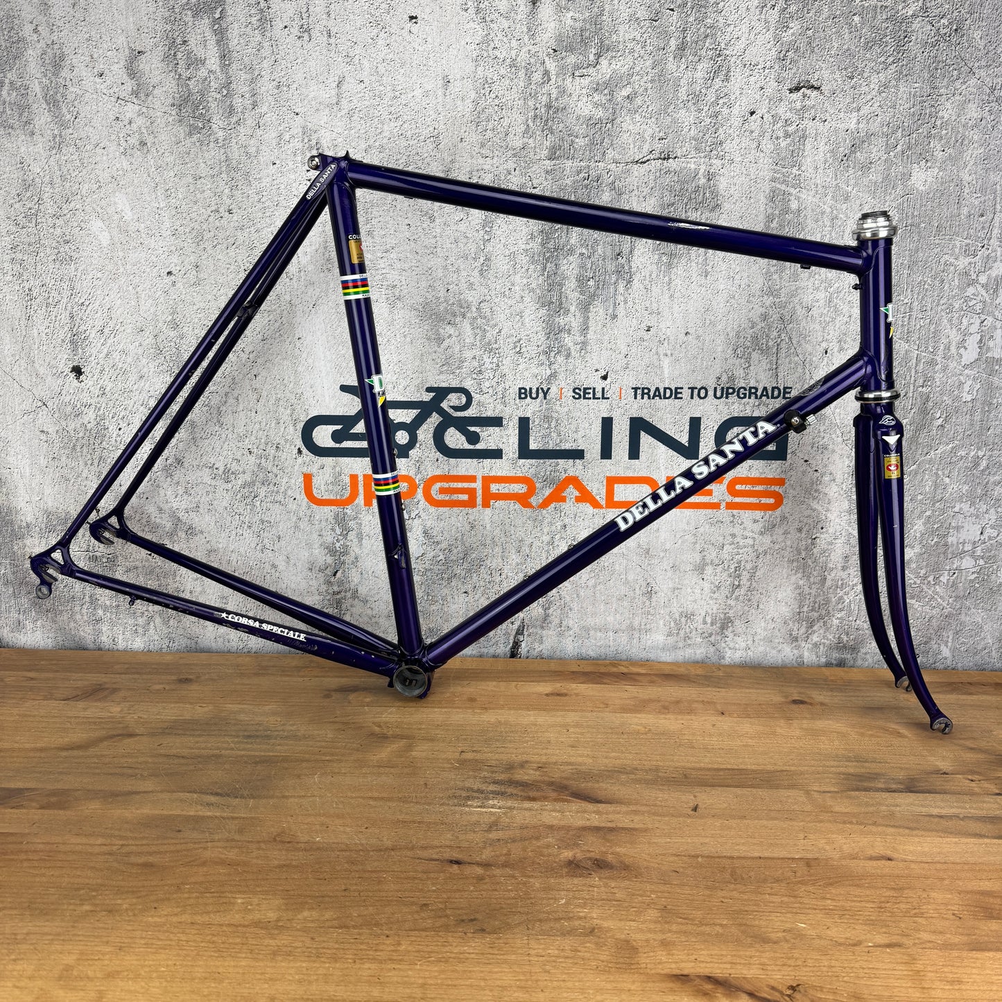 1995 Della Santa Special Corsa 25th Anniversary 57cm Rim Brake Steel Frameset 700c