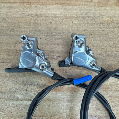 SRAM Red Flat-Mount Two-Piece Bike Disc Brake Pair Calipers w/ Lines 309g