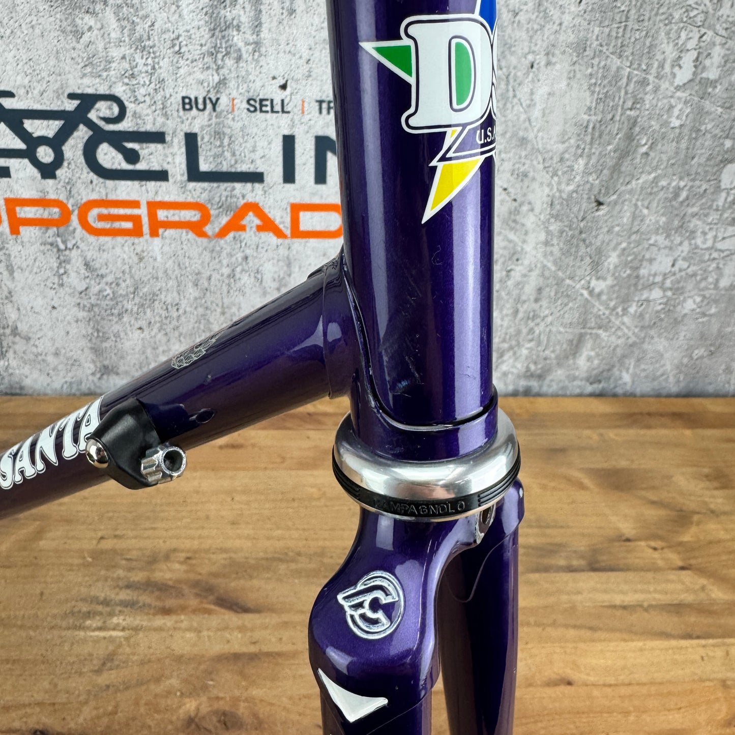 1995 Della Santa Special Corsa 25th Anniversary 57cm Rim Brake Steel Frameset 700c