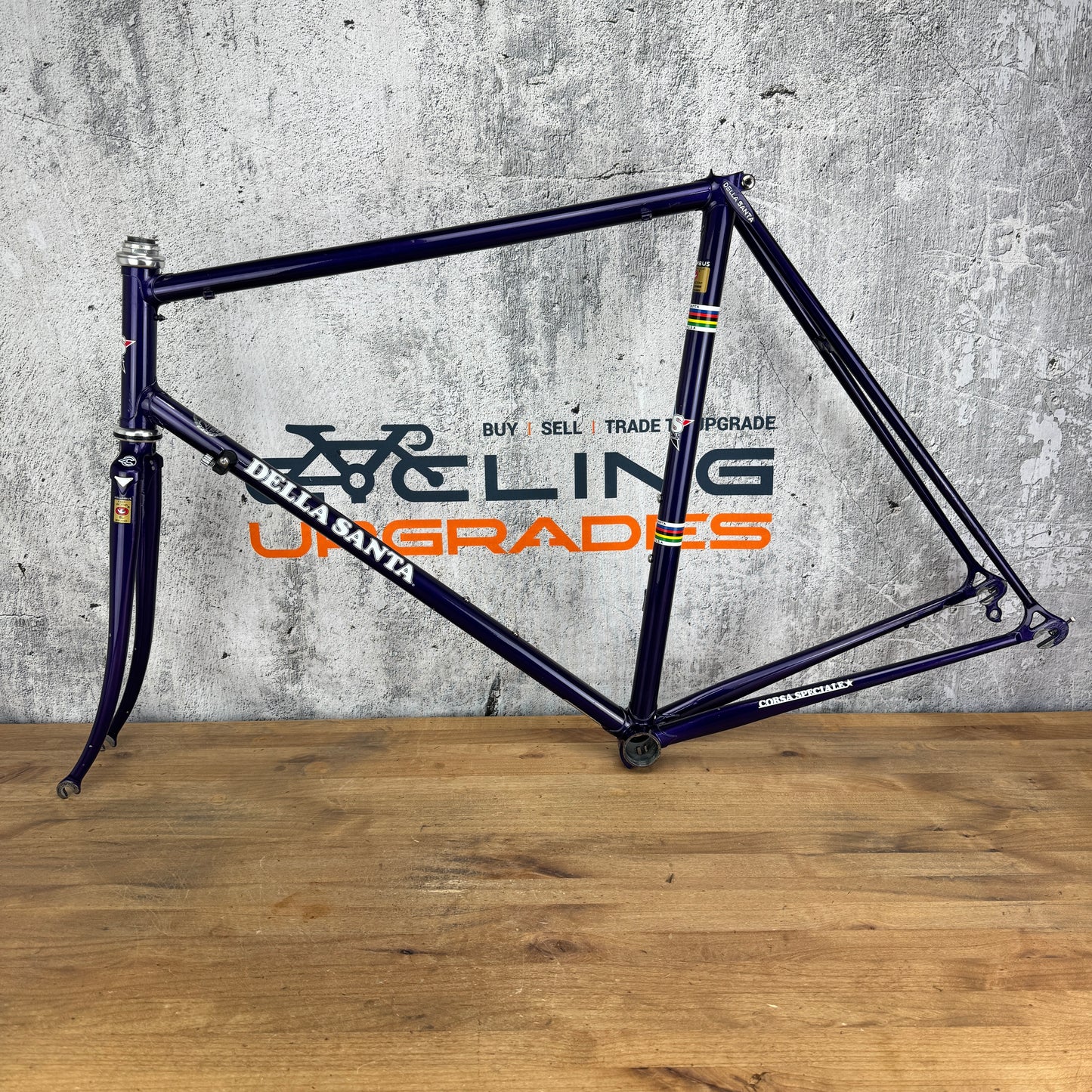 1995 Della Santa Special Corsa 25th Anniversary 57cm Rim Brake Steel Frameset 700c