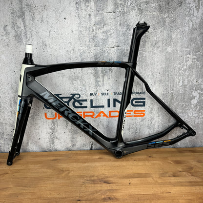 2017 Eddy Merckx EM525 Endurance Medium Carbon Disc Brake Frameset 700c 2041g