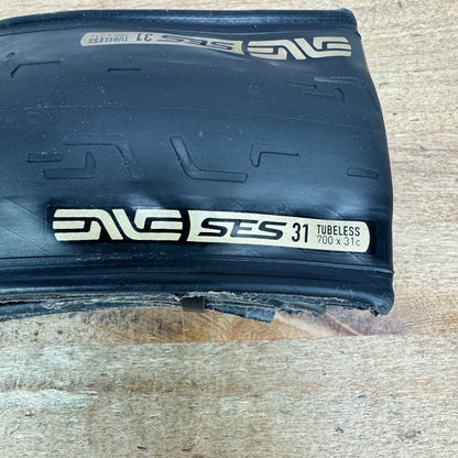 Low Mile! Enve SES Road 700c x 31mm Tubeless Pair Bike Tires 604g