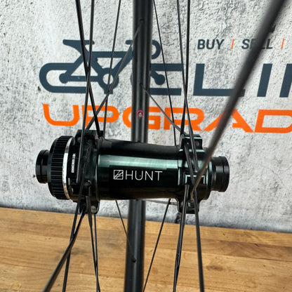 Low Mile! Hunt Aerodynamicist 44/54 Carbon Tubeless Disc Wheelset 700c 1529g