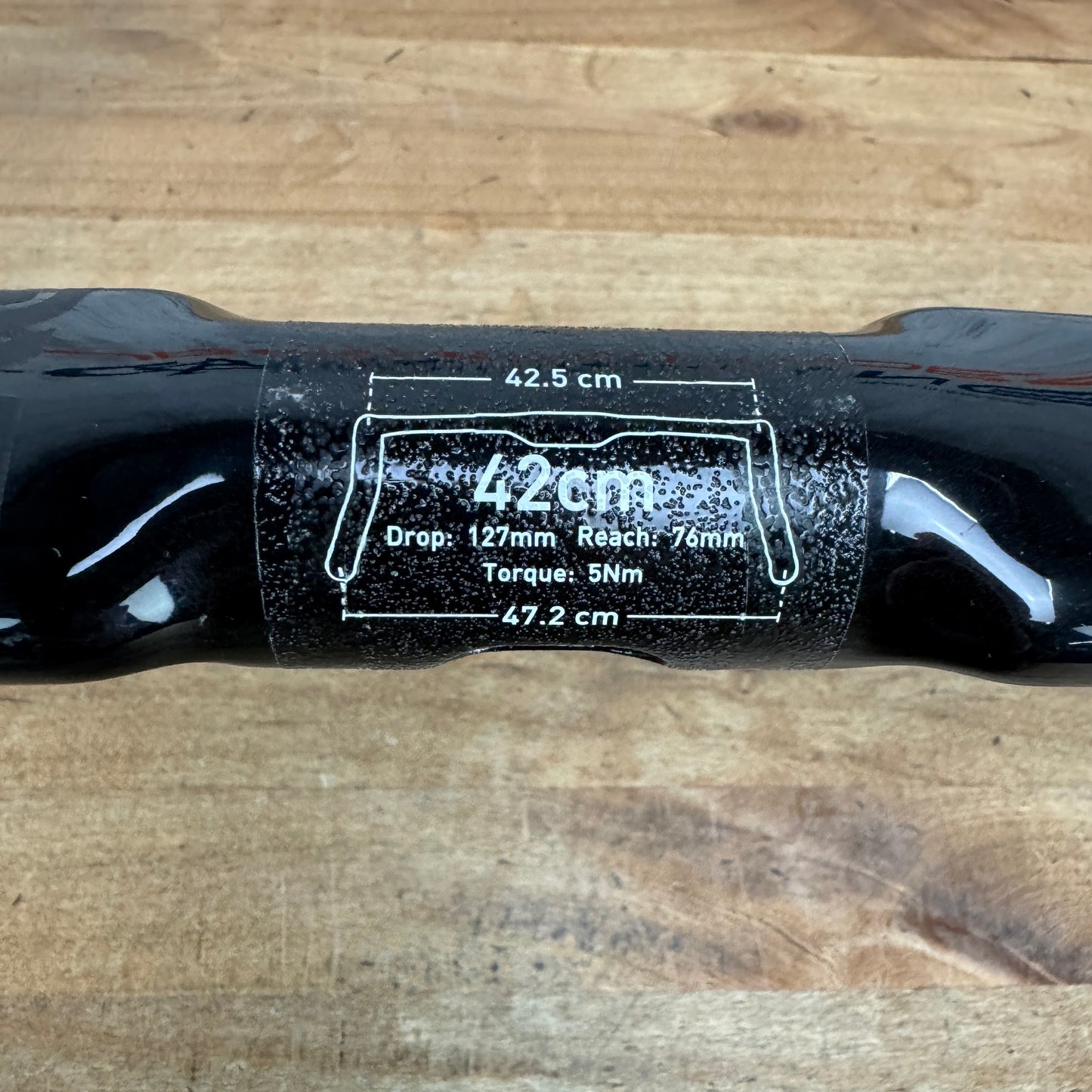 Enve AR In-Route 42cm/47.2cm Flared 31.8mm 76mm Reach Carbon Bike Handlebar 269g