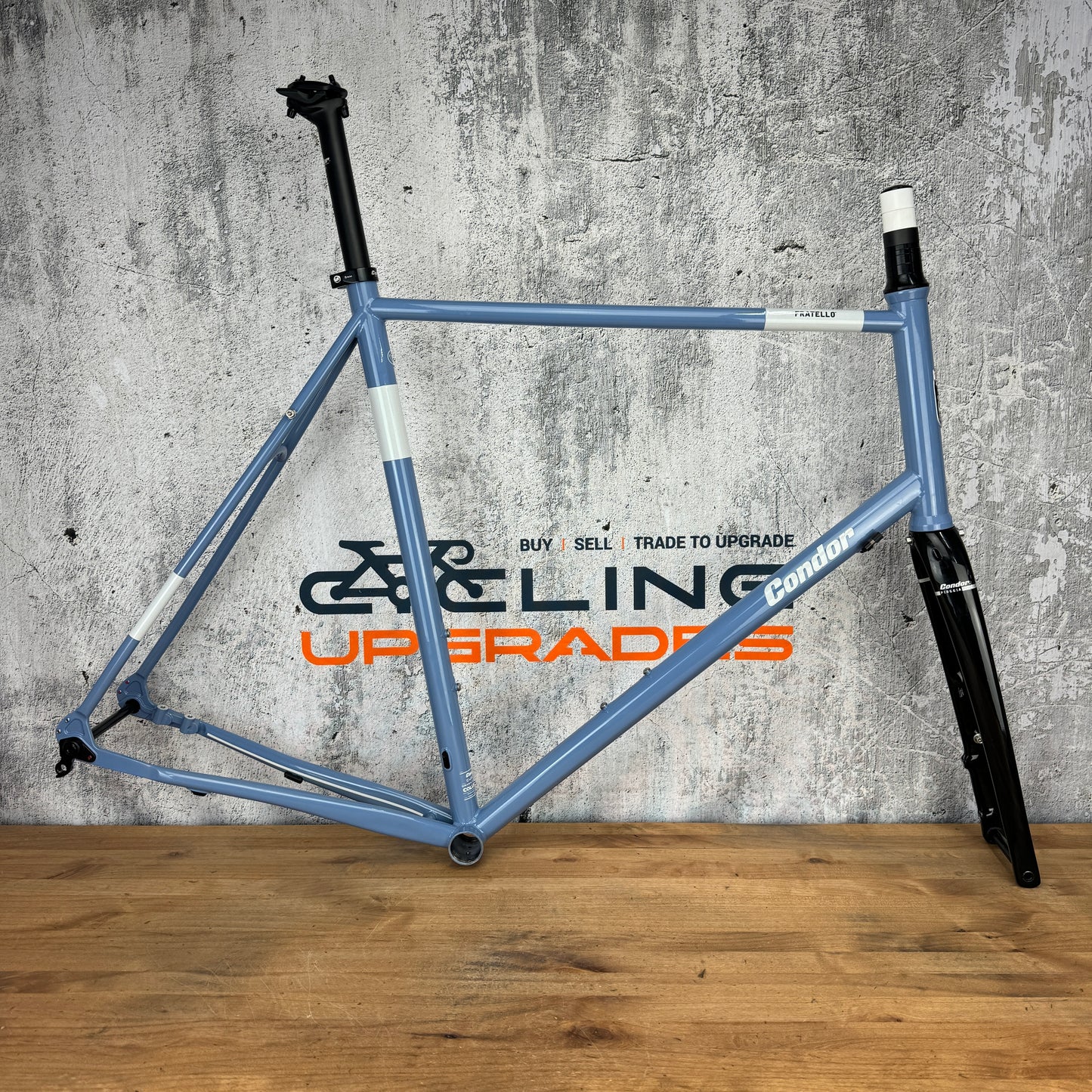 New! 2023 Condor Fratello 64cm (59cm TT) Steel Disc Frameset 700c 3250g