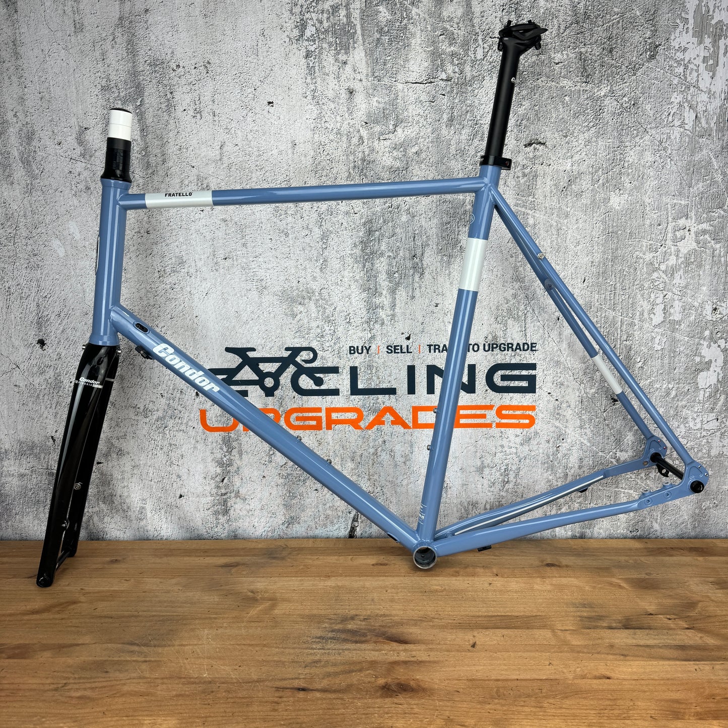 New! 2023 Condor Fratello 64cm (59cm TT) Steel Disc Frameset 700c 3250g