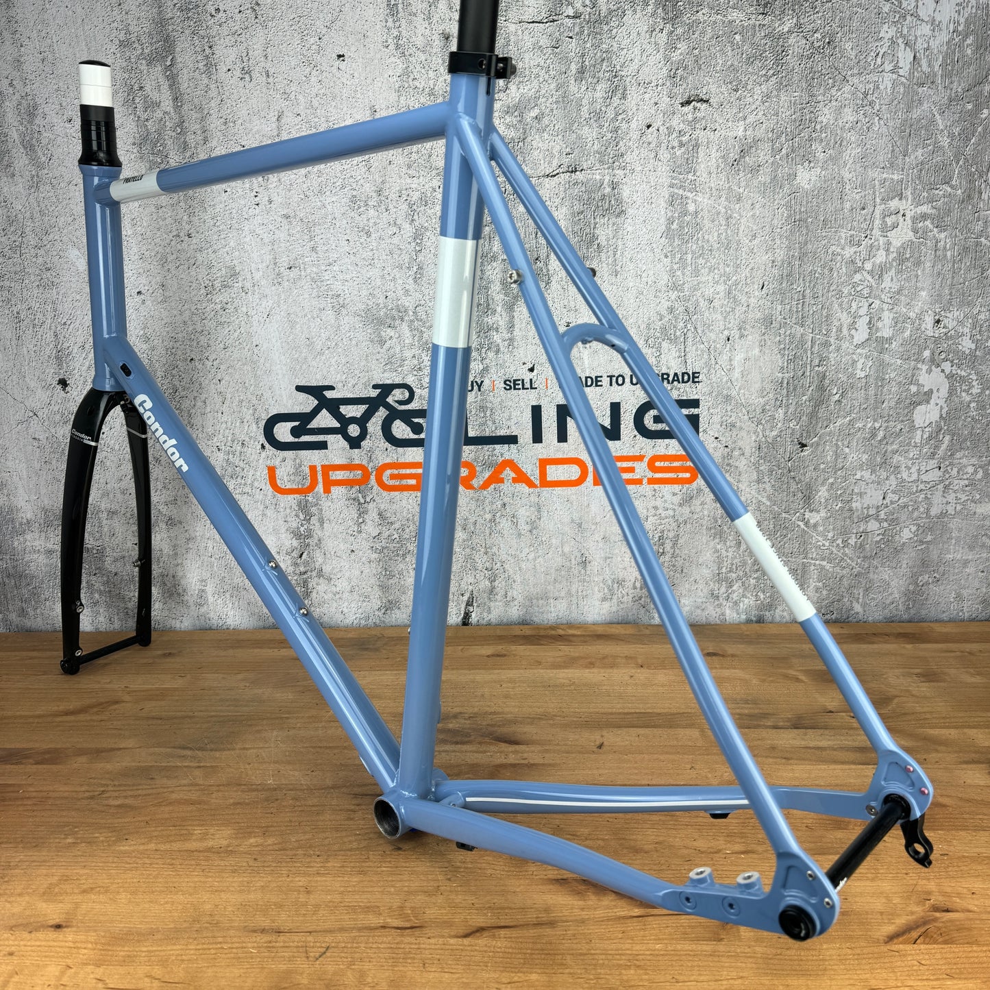 New! 2023 Condor Fratello 64cm (59cm TT) Steel Disc Frameset 700c 3250g