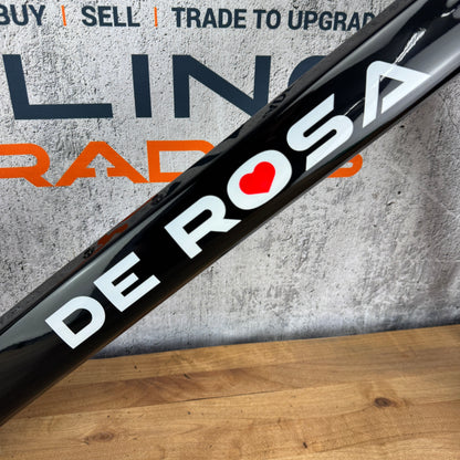 Low Mile! 2020 De Rosa Protos 55cm Rim Brake Carbon Frameset 700c 1729g