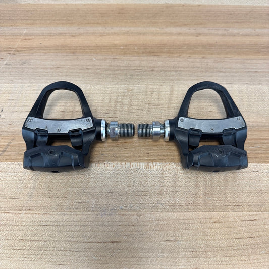 Low Mile! Garmin Vector 3 Single Sided Power Meter Pedals w/ Cleats 332g