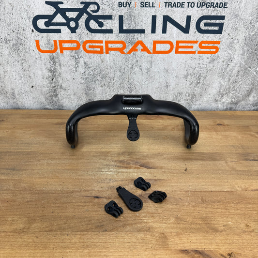 Aerocoach Ornix 33/37cm Carbon 31.8mm Drop Bar Handlebar + Computer Mount 372g