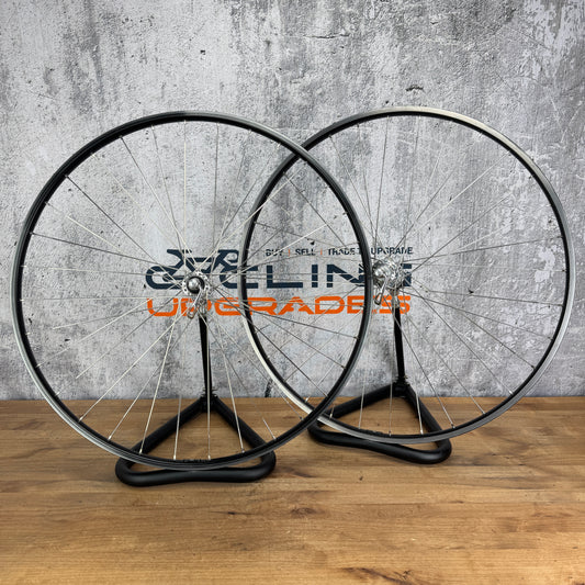 H Plus Son TB 14 Alloy Clincher Wheelset 700c Rim Brake Campagnolo Record Hubs