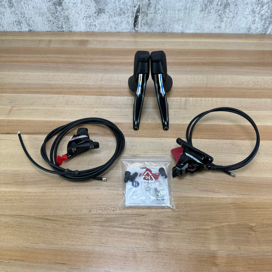 Low Mile! SRAM Force AXS D2 12-Speed Hydraulic Flat Mount Shifters + Calipers