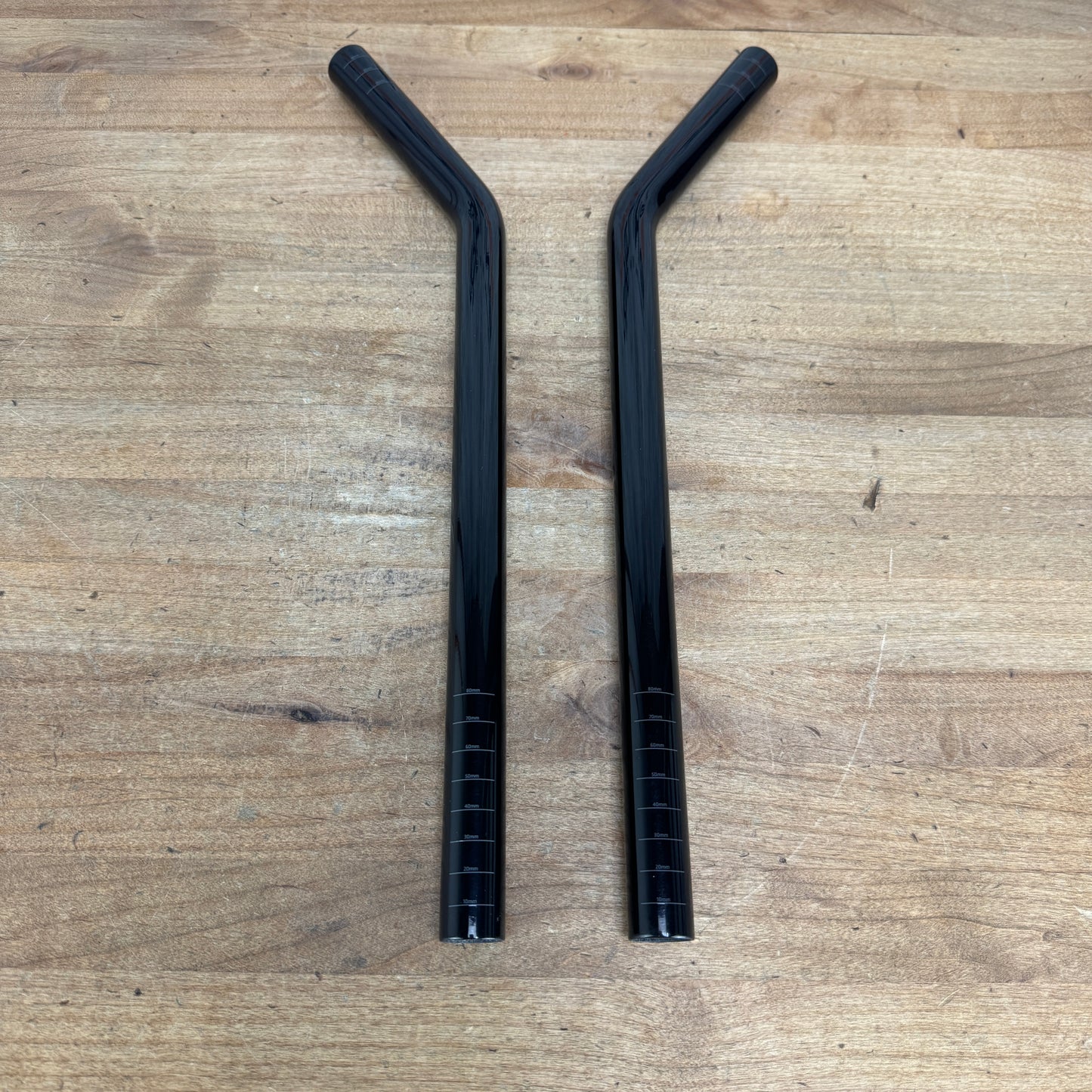 New! Carbon J-Bend TT/Triathlon 400mm Carbon Handlebar Extensions 130g