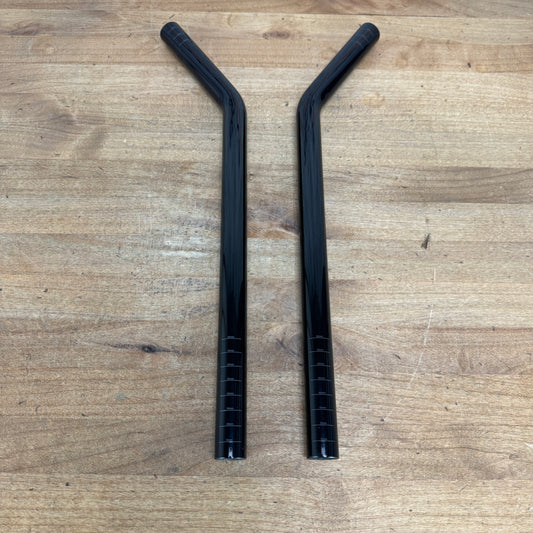 New! Carbon J-Bend TT/Triathlon 400mm Carbon Handlebar Extensions 130g