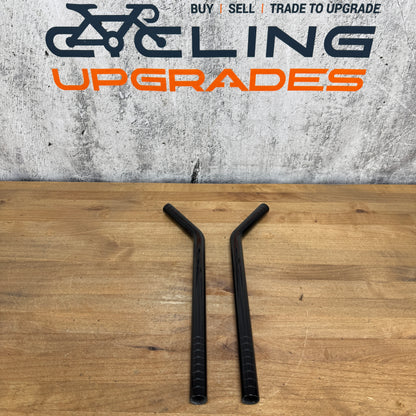 New! Carbon J-Bend TT/Triathlon 400mm Carbon Handlebar Extensions 130g