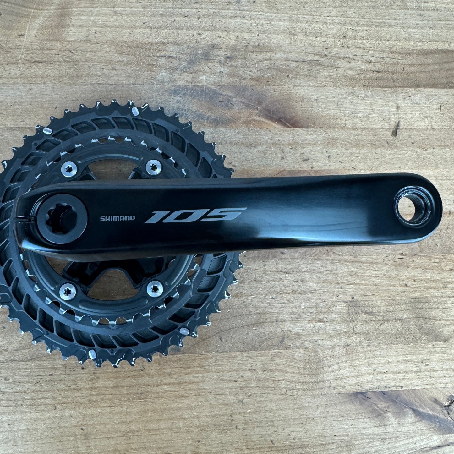 Low Mile! Shimano 105 FC-R7100 175mm 50/34t 12-Speed Bike Crankset