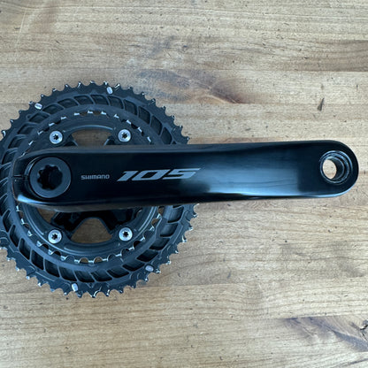Low Mile! Shimano 105 FC-R7100 175mm 50/34t 12-Speed Bike Crankset