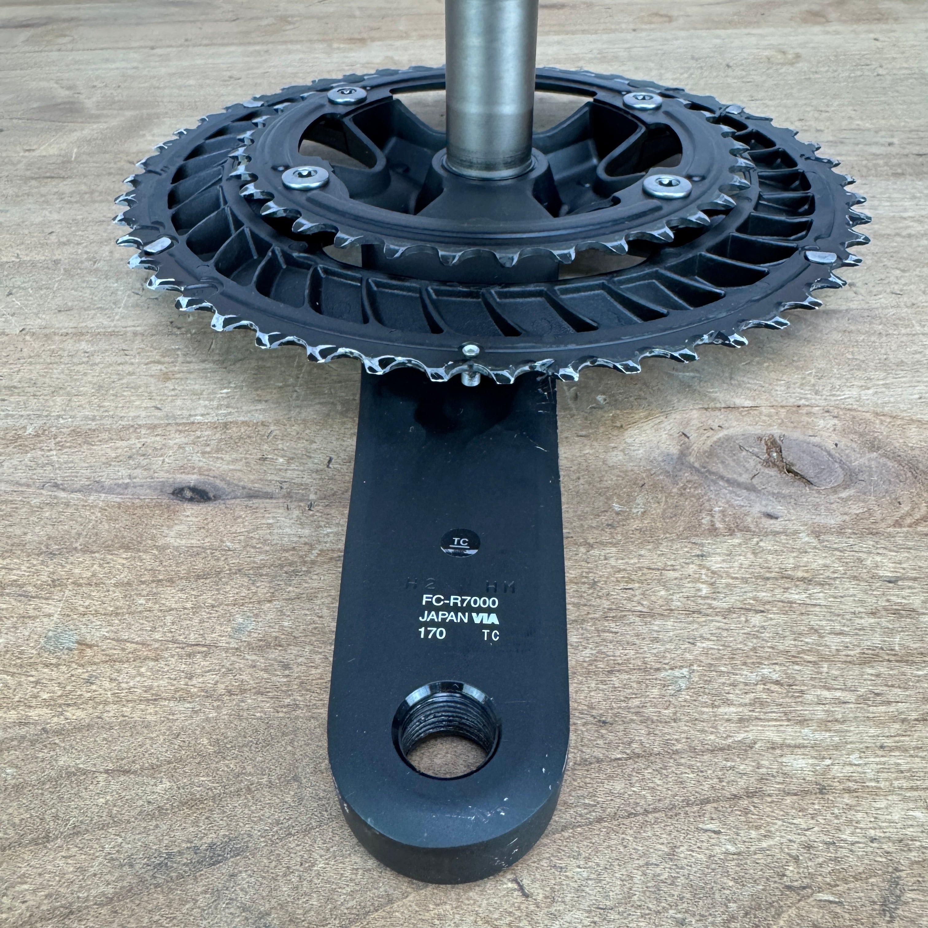 シマノ　FC-R7000 170mm 50-34T Shimano 105 FC-R7000 170mm 50/34t 11-Speed 24mm 4-Bolt Alloy