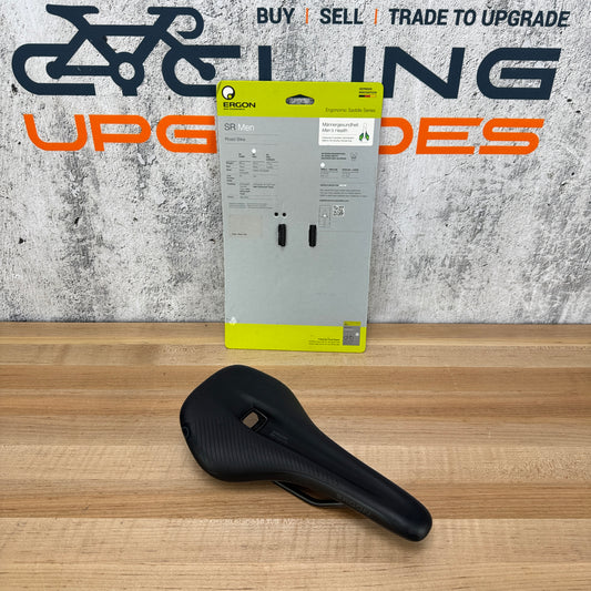New! Ergon SR Men Pro Small/Med 7x7mm TiNox Rails 140mm Bike Saddle 230g