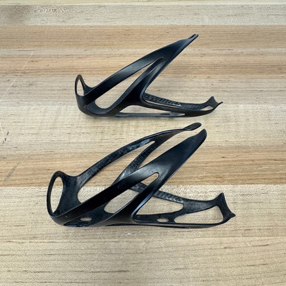 Specialized S-Works Carbon Rib Cage III Black Pair Bike Water Bottle Cages 47g