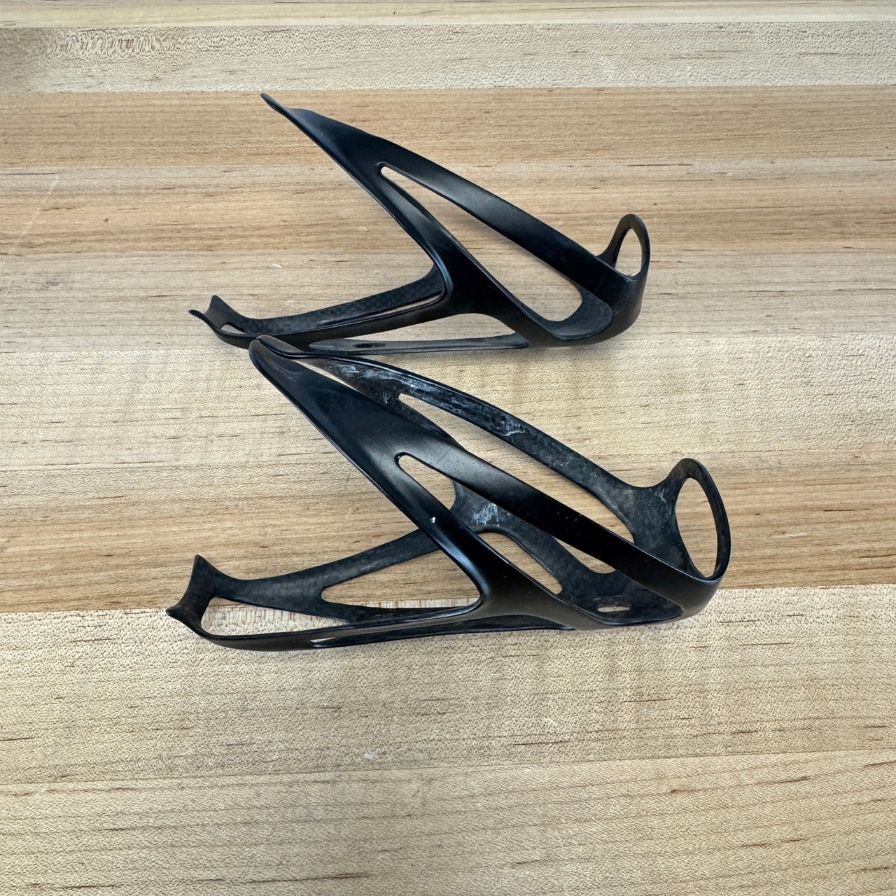 Specialized S-Works Carbon Rib Cage III Black Pair Bike Water Bottle Cages 47g