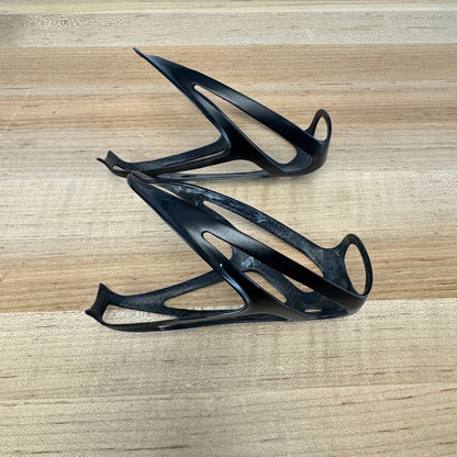 Specialized S-Works Carbon Rib Cage III Black Pair Bike Water Bottle Cages 47g