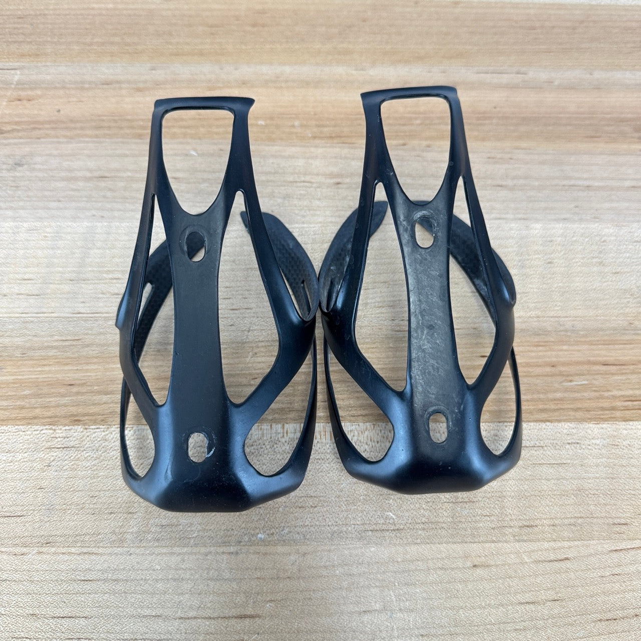 Specialized S-Works Carbon Rib Cage III Black Pair Bike Water Bottle Cages 47g