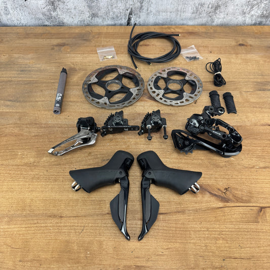 Low Mile! Shimano Dura-Ace R9270 12-Speed Di2 Hydraulic Disc Brake Mini Groupset