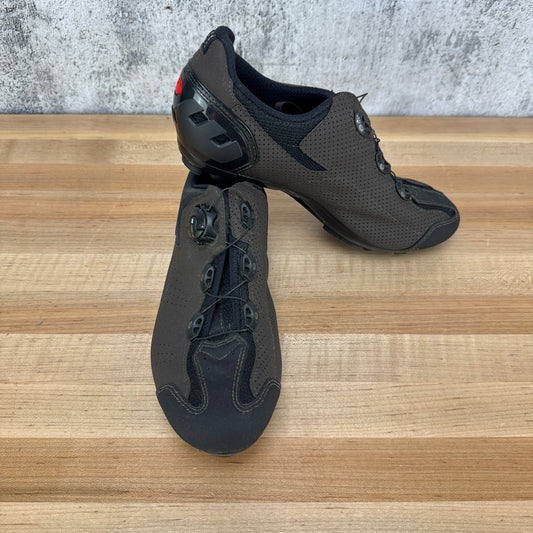 Light Use! Sidi Defender Men's 45 EU Black 2-Bolt Gravel MTB Cycling Shoes
