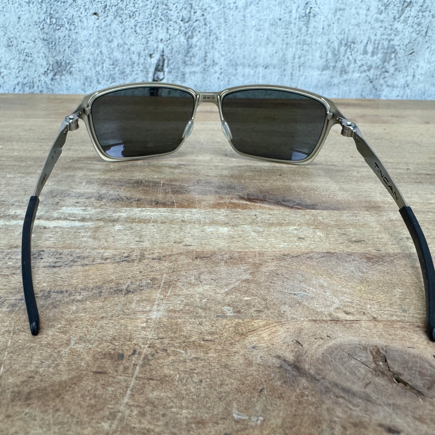 Oakley Tincan Titanium OO4082-08 Positive Blue Lens Sunglasses 32g