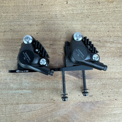 Low Mile Shimano GRX BR-RX400 Flat Mount Pair Hydraulic Disc Brake Calipers 303g