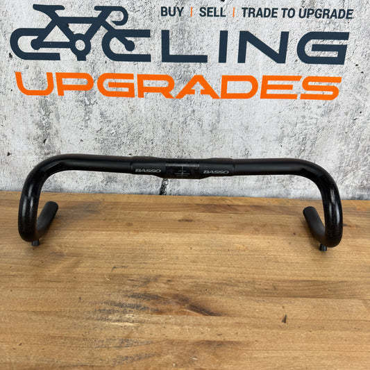 Basso Gravel 42/47cm Carbon 31.8mm Round Drop Bar Gravel Handlebar 296g