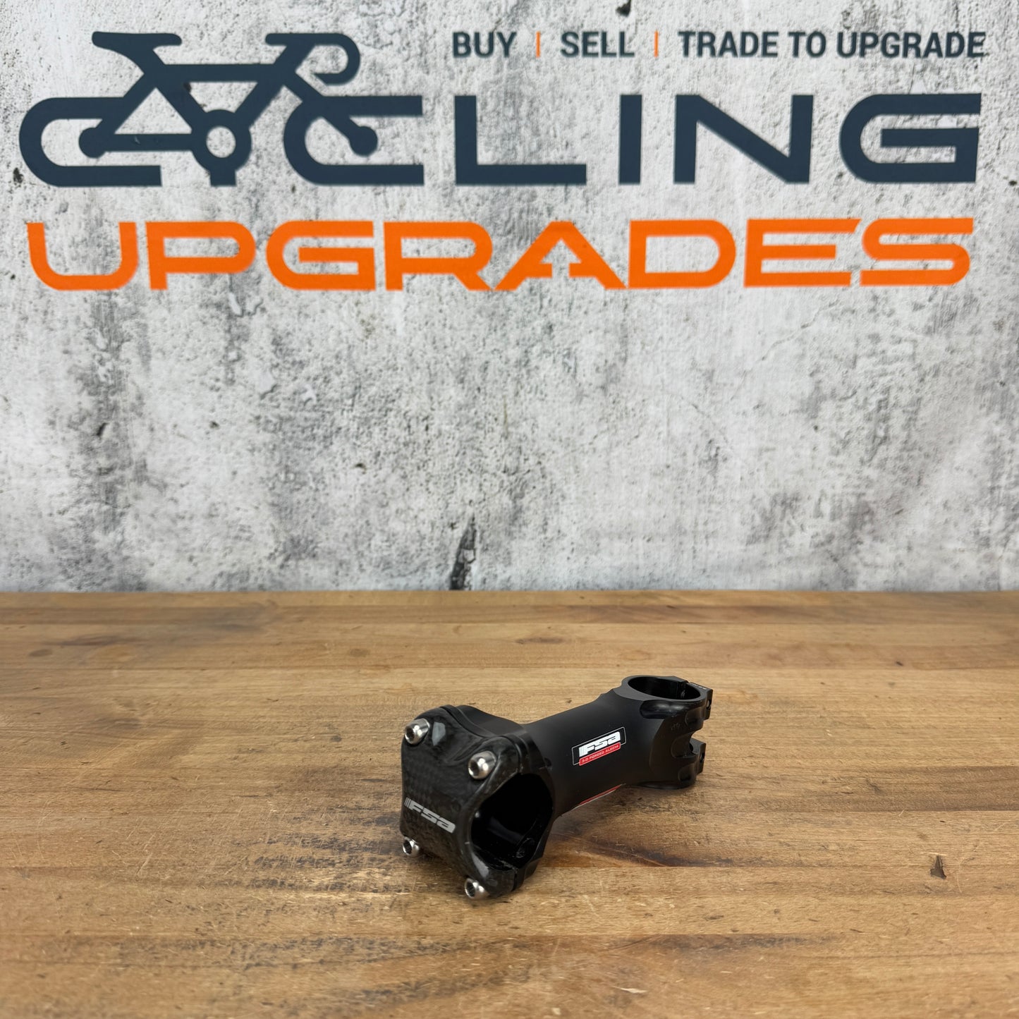 FSA OS115 Alloy 31.8 x 100mm ±6º Carbon Faceplate Bike Stem 135g