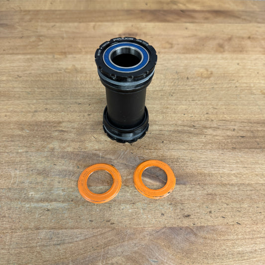 PraxisWorks Threadfit T47/86 Bottom Bracket for Shimano 24mm Spindles 112g