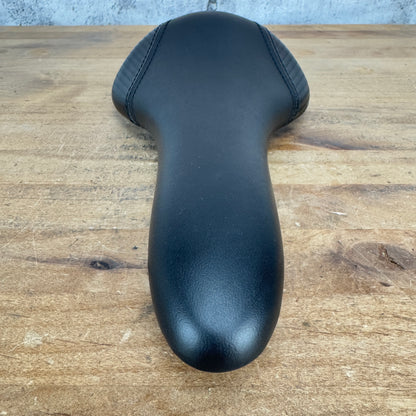Ridden Once! MCFK Padded 7x9mm Oval Carbon Rails 140mm Saddle 106g