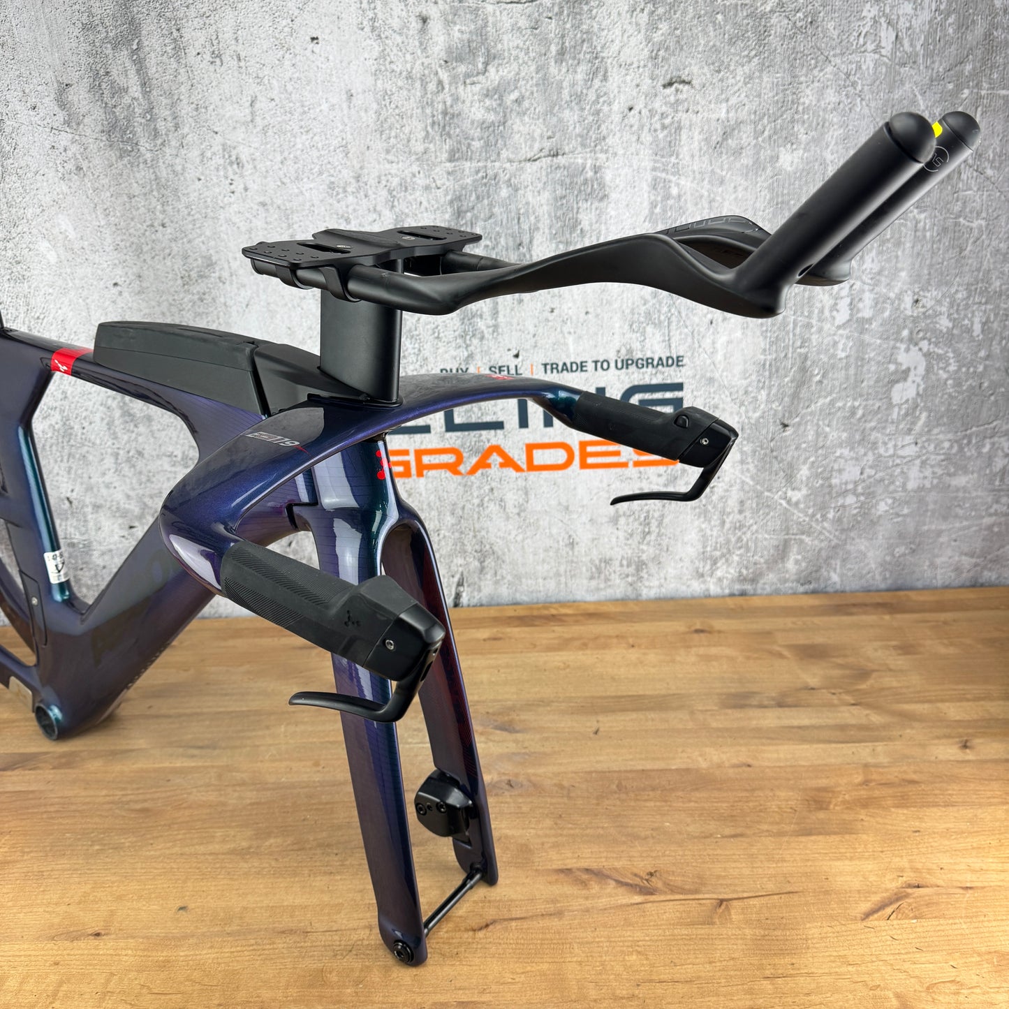 Argon 18 E-119 Tri+ Dig Me Beach Reflects XS Carbon Disc Frameset Module 700c