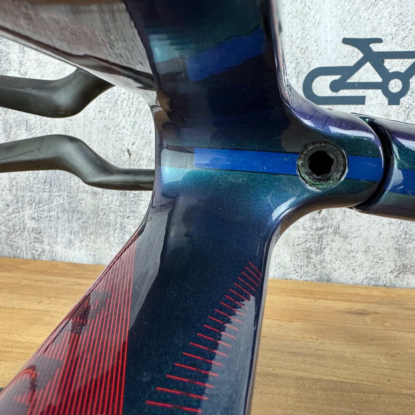 Argon 18 E-119 Tri+ Dig Me Beach Reflects XS Carbon Disc Frameset Module 700c