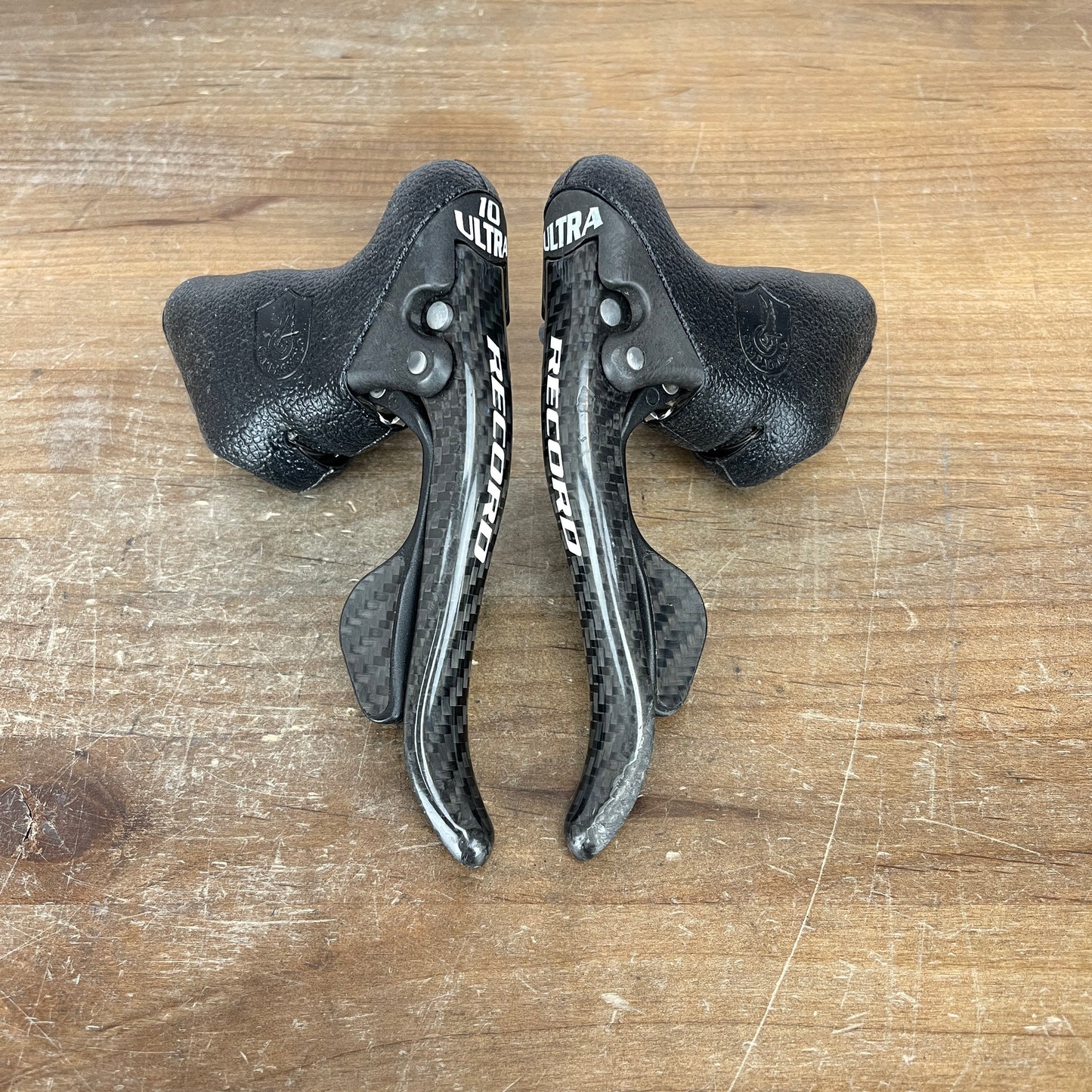Campagnolo Record Ultra Carbon 10-Speed ErgoPower Shifters Rim Brake Levers