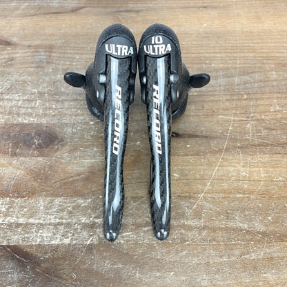 Campagnolo Record Ultra Carbon 10-Speed ErgoPower Shifters Rim Brake Levers