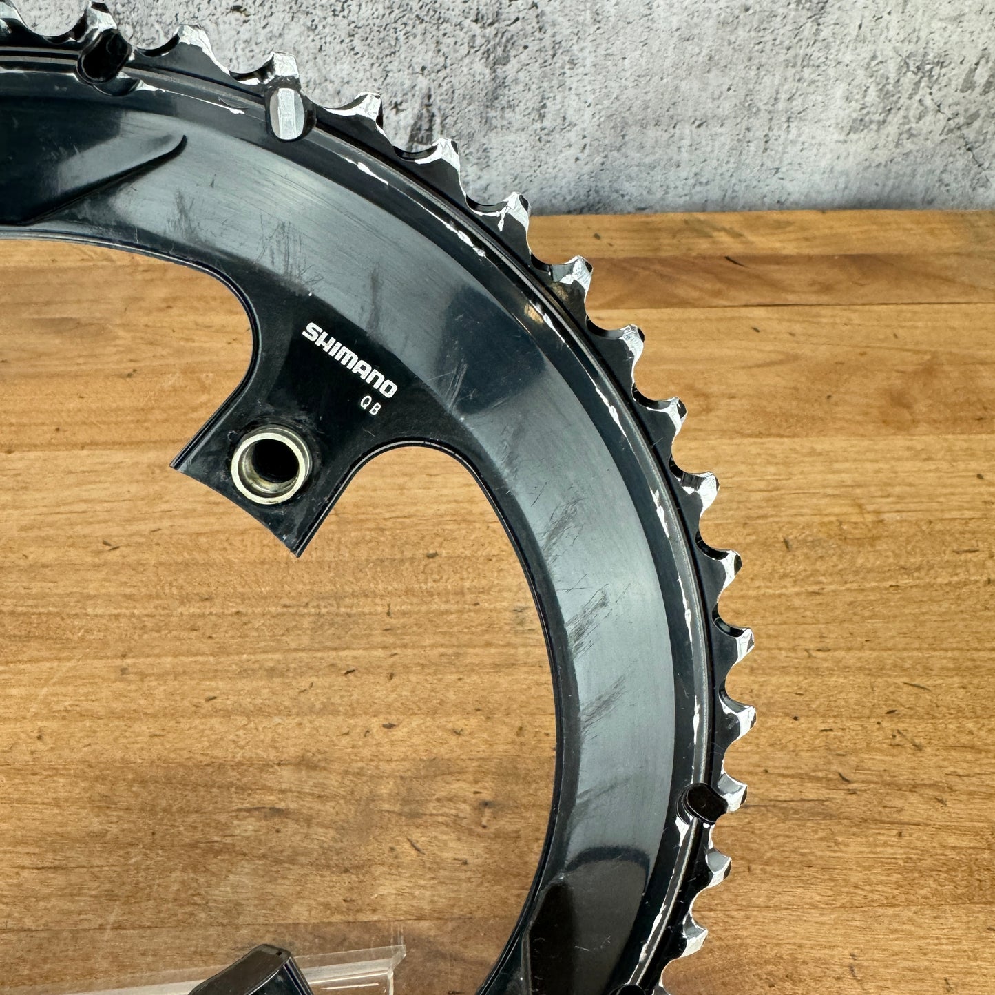 Shimano fits Dura-Ace R9100 52/36t 11-Speed 4-Bolt 110BCD Pair Chainrings 140g